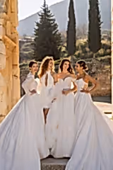 Hermias Halter Yaka Pelerinli Mini After Party Elbisesi
