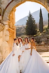 Hermias Halter Yaka Pelerinli Mini After Party Elbisesi