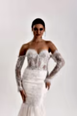 Anima Fransız Dantel Balık Kesim Gelinlik - Mediha Cambaz Bridal
