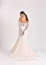 Anima Fransız Dantel Balık Kesim Gelinlik - Mediha Cambaz Bridal