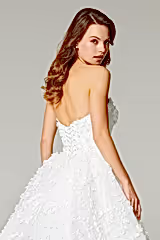 Beatrice Üç Boyutlu Dantelli Prenses Gelinlik - Mediha Cambaz Bridal