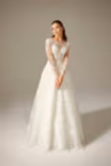 Bonnie Çiçek Dantelli Bohem A Kesim Gelinlik - Mediha Cambaz Bridal