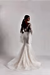 Brahte Fransız Dantel Helen Balık Gelinlik - Mediha Cambaz Bridal
