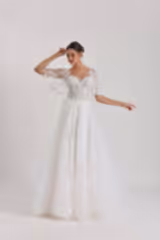 Butterfly Dantelli Helen A Kesim Gelinlik - Mediha Cambaz Bridal