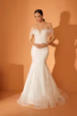 Camille Işıltılı Dantel Balık Kesim Gelinlik - Mediha Cambaz Bridal