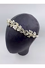 Cara Bohem Üç Boyutlu Çiçekli Gelin Saç Aksesuarı - Mediha Cambaz Bridal