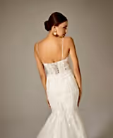 Carol Işıltılı Dantel Vintage Balık Gelinlik - Mediha Cambaz Bridal