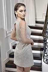 Daria Simli Mini After Party Elbisesi - Mediha Cambaz Bridal