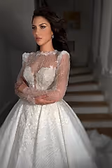 Devinia Dantel Dubai Prenses Model Gelinlik - Mediha Cambaz Bridal