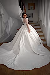 Devinia Dantel Dubai Prenses Model Gelinlik - Mediha Cambaz Bridal