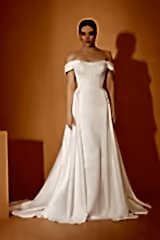 Dupont 2 İki Parça Prenses Model Gelinlik - Mediha Cambaz Bridal