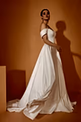 Dupont 2 İki Parça Prenses Model Gelinlik - Mediha Cambaz Bridal