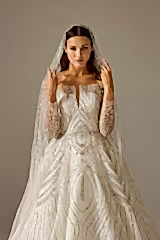 Eleanor Taşlı Kasnak Prenses Model Gelinlik - Mediha Cambaz Bridal
