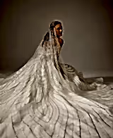 Eleanor Taşlı Kasnak Prenses Model Gelinlik - Mediha Cambaz Bridal