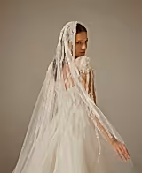 Elise Çizgisel Dantelli A Kesim Gelinlik - Mediha Cambaz Bridal