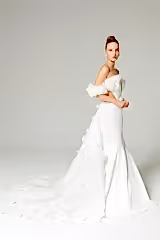 Eloise Pencere Detaylı Balık Gelinlik - Mediha Cambaz Bridal