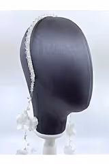 Ezra Kristalli Üç Boyutlu Taç - Mediha Cambaz Bridal