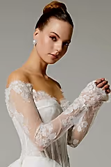 Fauna Fransız Dantelli İki Parça Balık Gelinlik - Mediha Cambaz Bridal