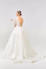 Feather Otriş Detaylı Prenses Model Gelinlik - Mediha Cambaz Bridal