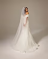 Fly Inn Kasnak İşi Kayık Yaka Balık Gelinlik - Mediha Cambaz Bridal