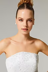 Frank Kasnak İşlemeli Prenses Gelinlik - Mediha Cambaz Bridal