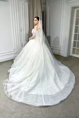 Gia Madonna Yaka Dantel Prenses Model Gelinlik - Mediha Cambaz Bridal