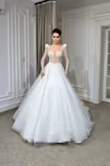 Gillian Kupon Dantel Prenses Model Gelinlik - Mediha Cambaz Bridal