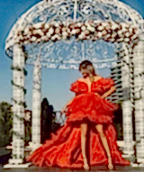 Haute Couture Kırmızı Nişan ve Kına Elbisesi - Mediha Cambaz Bridal