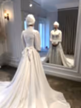 Haute Couture Özel Dikim Tesettür Gelinlik - Mediha Cambaz Bridal