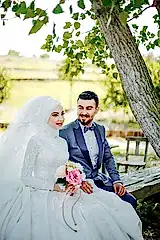 Haute Couture Özel Dikim Tesettür Gelinlik - Mediha Cambaz Bridal