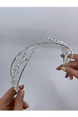 Helenistik Zarif Gelin Tacı Saç Aksesuarı - Mediha Cambaz Bridal