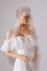Hermosa Dantel Vintage Düz Kesim Gelinlik - Mediha Cambaz Bridal