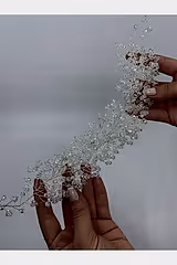 İnce Dallı Sade Kristalli Saç Aksesuarı - Mediha Cambaz Bridal