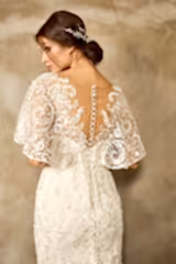 Innocent Dantel Kalp Yaka Balık Gelinlik - Mediha Cambaz Bridal