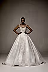 Jenna Üç Boyut Dantel Prenses Model Gelinlik - Mediha Cambaz Bridal