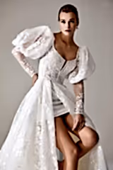 Johanna Dantel İki Parça Vintage Gelinlik - Mediha Cambaz Bridal