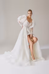 Johanna Dantel İki Parça Vintage Gelinlik - Mediha Cambaz Bridal