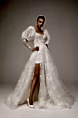 Johanna Dantel İki Parça Vintage Gelinlik - Mediha Cambaz Bridal