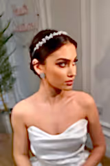 Karel Zirkon Taşlı Gelin Saç Aksesuarı - Mediha Cambaz Bridal