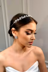 Karel Zirkon Taşlı Gelin Saç Aksesuarı - Mediha Cambaz Bridal