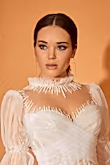 Katie Balon Kol Dantel A Kesim Gelinlik - Mediha Cambaz Bridal