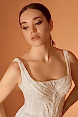 Laurent Çizgisel Dantel Balık Gelinlik - Mediha Cambaz Bridal