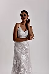 Loves Lace Rose Çiçekli Dantel Balık Gelinlik - Mediha Cambaz Bridal