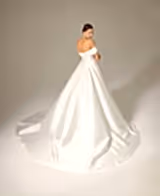 Martha Saten Drapeli A Kesim Gelinlik - Mediha Cambaz Bridal