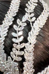 Mia Kristal Boncuklu ve İncili Gelin Saç Aksesuarı - Mediha Cambaz Bridal