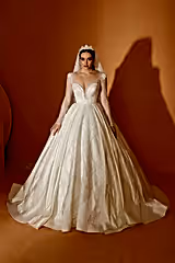 Molly 22 Işıltılı Dantel Prenses Model Gelinlik - Mediha Cambaz Bridal
