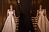 Neva Dantel İşlemeli Püskül Detaylı İki Parçalı Gelinlik - Mediha Cambaz Bridal