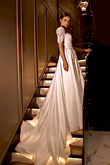 Neva Dantel İşlemeli Püskül Detaylı İki Parçalı Gelinlik - Mediha Cambaz Bridal