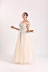 Night Star Üç Boyutlu Dantel A Kesim Gelinlik - Mediha Cambaz Bridal