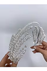 Nikahlık Saç Aksesuarı Taç - Mediha Cambaz Bridal